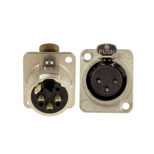Conector XLR Painel Fêmea Neutrik Original