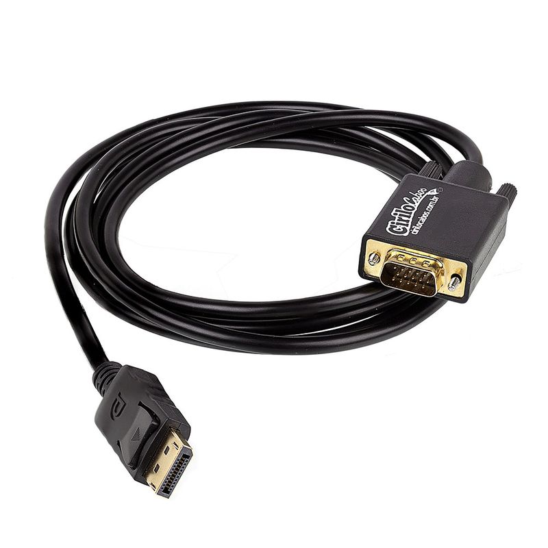 Cable 1.8m Adaptador DisplayPort a VGA - Conversores DisplayPort