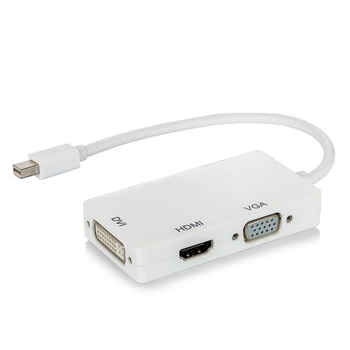 Adaptador Mini Displayport para HDMI VGA DVI