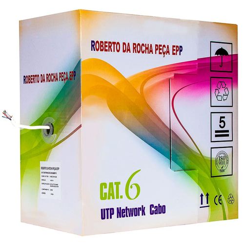 Caixa de Rede CAT6 UTP Network Comptronics