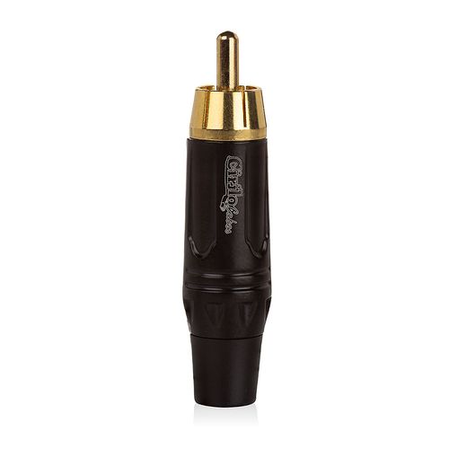Conector RCA Linha Gold - Preto - Cirilo Cabos