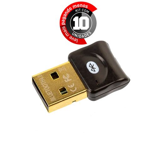 Kit com 10 Adaptadores CSR 4.0 Bluetooth