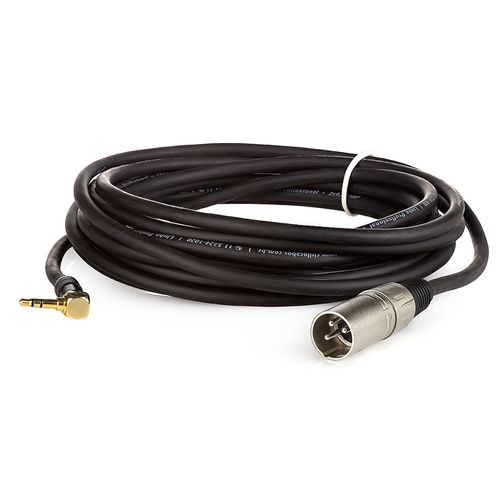Cabo Profissional XLR Macho para P2 Estéreo 90 Graus