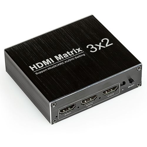 Switch Matrix HDMI 3x2 4k 2k