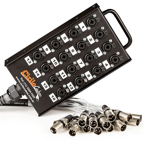 Medusa 16 Vias com Conectores Combo - Cirilo Cabos