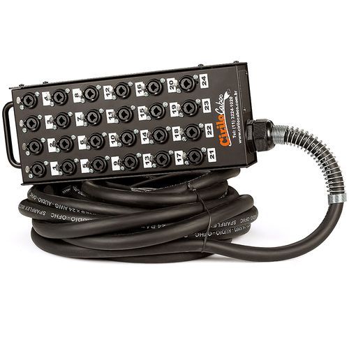 Medusa 24 Vias com Conectores Combo - Cirilo Cabos