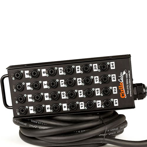 Medusa 24 Vias com Conectores Combo - Cirilo Cabos