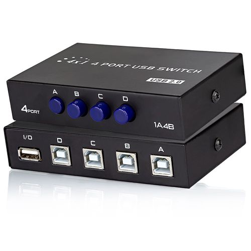 Switch 4x1 - Periféricos USB A/B 2.0