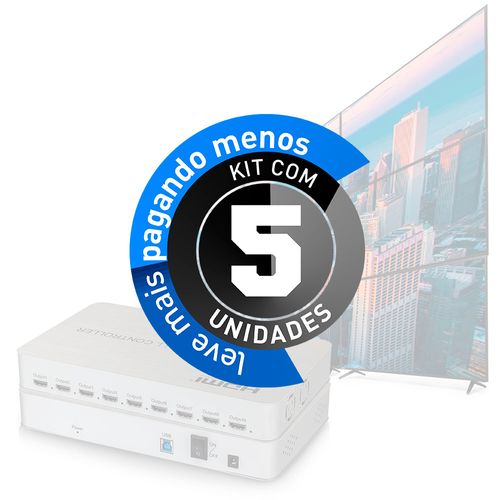 Kit 5 Video Wall Controller 3x3 4K