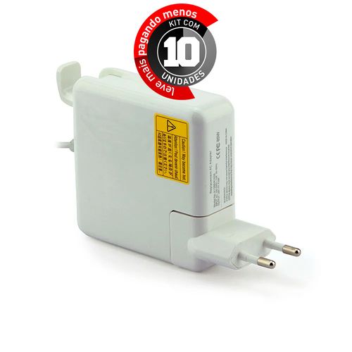 Kit com Kit 10 Fonte Carregador MacBook Pro Retina, A1398/A1424 85W