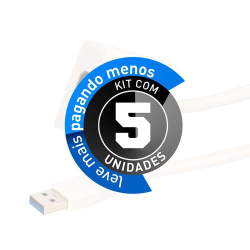 Kit com 5 Adaptadores USB para HDMI