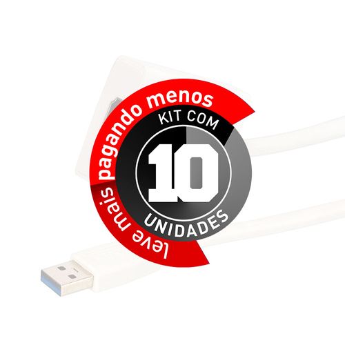 Kit com 10 Adaptadores USB para HDMI