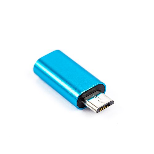 Adaptador Micro USB macho pra USB Tipo C Fêmea