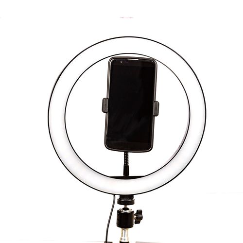 Iluminador Grande - Ring Led Light Usb Controle Suporte Ajustável