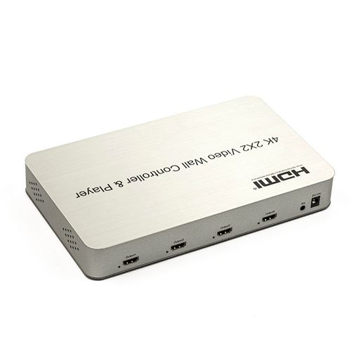 Vídeo Wall Controlador 2X2, 4K, 4 Telas, USB, HDMI