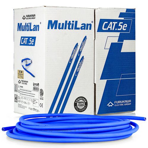 Cabo de Rede Furukawa Cat5e Anti Chama