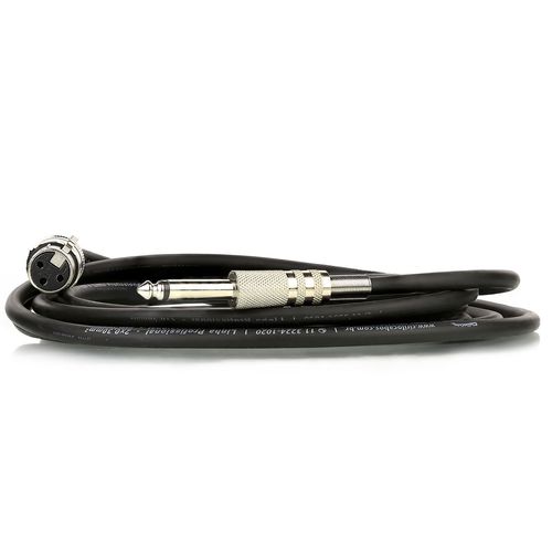 Cabo de Microfone XLR Fêmea para P10 Mono - Cirilo Cabos