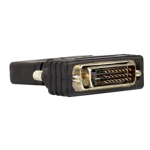 Adaptador DVI-D Macho para HDMI Fêmea Rotativo