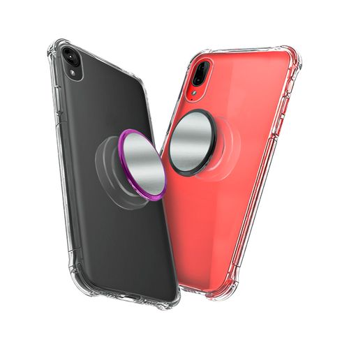 Capa TPU Anti Shock com Pop Socket Metálico Xiaomi MI 8 / 8 Pro