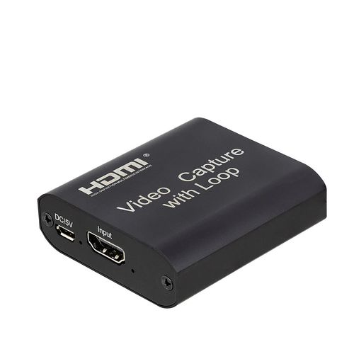 Captura de Vídeo HDMI com Loop Out, USB, Áudio e Vídeo, 4K