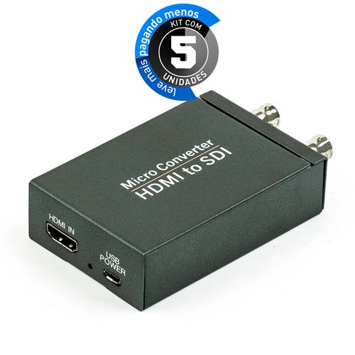 Kit 5 Micro Conversor HDMI para SDI