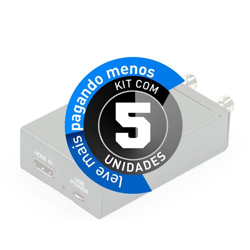 Kit 5 Micro Conversor HDMI para SDI