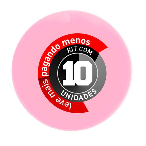 Kit 10 Caixa de Som Bluetooh Resistente a Água - BTS-06, Rosa