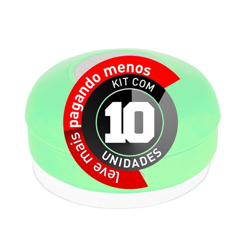 Kit 10 Caixa de Som Bluetooh Resistente a Água - BTS-06, Verde
