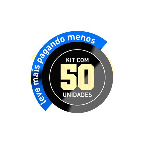 Kit 50 Capa Protetora para Cabo de Rede RJ45 - Amarelo
