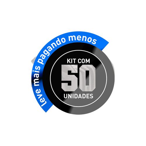 Kit 50 Capa Protetora para Cabo de Rede RJ45 - Preto