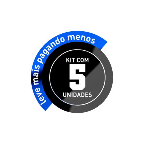 Kit com 5 Adaptador USB 3.0 Macho Fêmea 90 Graus