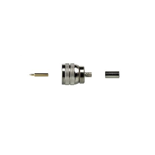 Conector N Macho Reto 50 Ohms Crimpagem RG-RGC 58