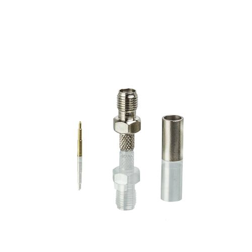 Conector SMA Fêmea Reto Crimpagem RG - RGC 58