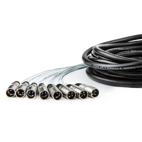 Multicabos com Conectores XLR 8 Vias - Santo Ângelo