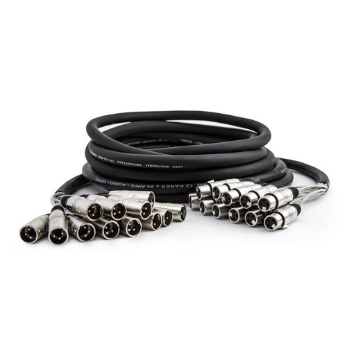 Multicabos com Conectores XLR 12 Vias - Santo Angelo