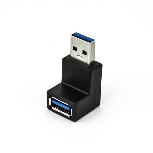 Adaptador USB 3.0 Macho Fêmea 90 Graus