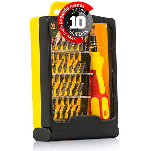 Kit com  Kit 10 Jogo de Chave de Precisão, 32 Peças - TE-6032A