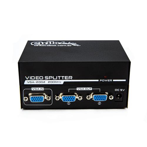 Vídeo Splitter 1x2 - Distribuidor de Sinal VGA