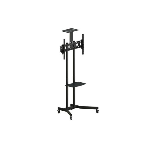 Suporte Pedestal com Rodízios e 3 Níveis de Regulagem de Altura para TVs de 32" a 70" A06V6_S