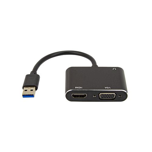Adaptador USB 3.0 para HDMI e VGA