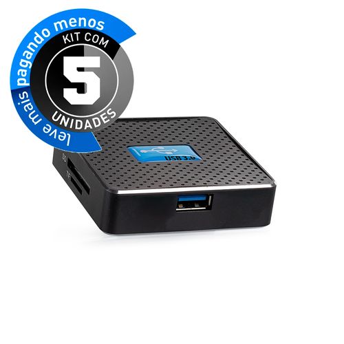 Kit COM 05 LEITOR DE CARTÃO DE MEMÓRIA, ALL IN ONE - USB 3.0