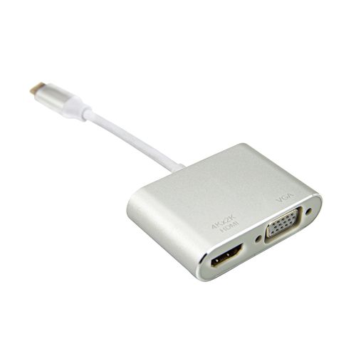 Adaptador USB-C 3.1 para HDMI e VGA