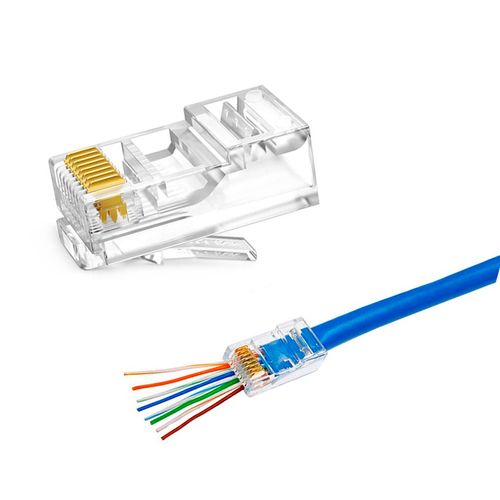 Conector RJ45 passagem EZ Crimp - Cat5e