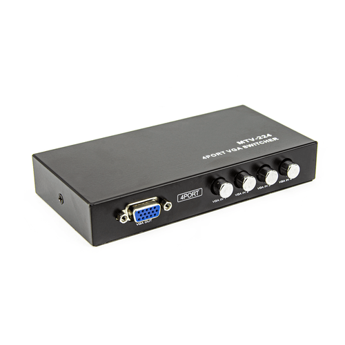 Chaveador Switch VGA Para 4 Monitores