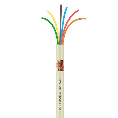 Cabo Manga 6x22 AWG - com Blindagem
