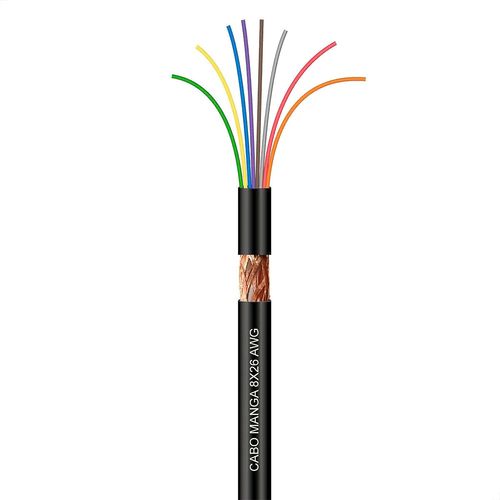 Cabo Manga 8x26 AWG - com Blindagem