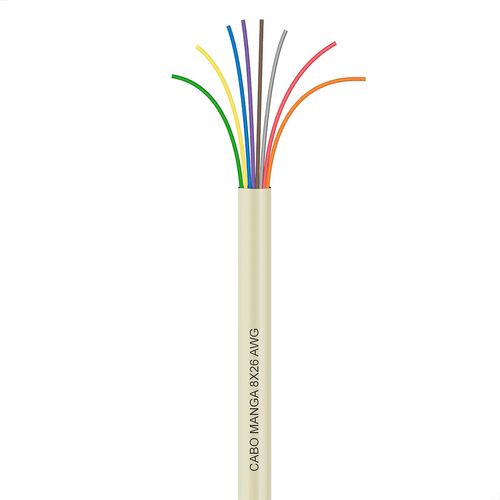 Cabo Manga 8x26 AWG - sem Blindagem