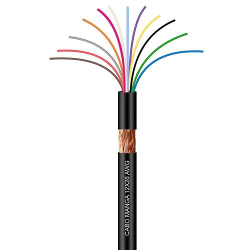Cabo Manga 12x26 AWG - com Blindagem