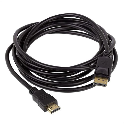 Kit com 5 Cabo Adaptador Displayport para HDMI - 5m