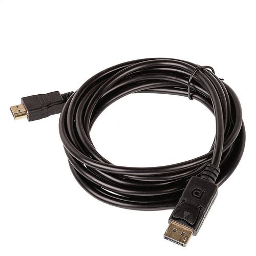 Kit com 5 Cabo Adaptador Displayport para HDMI - 5m